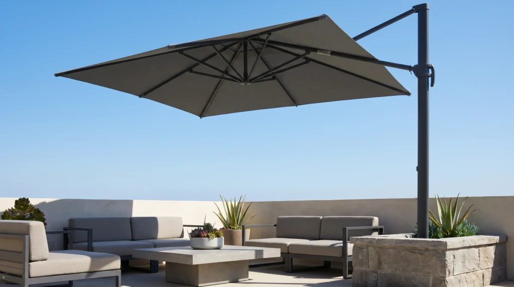 Sculptural Shade (The Square Umbrella)