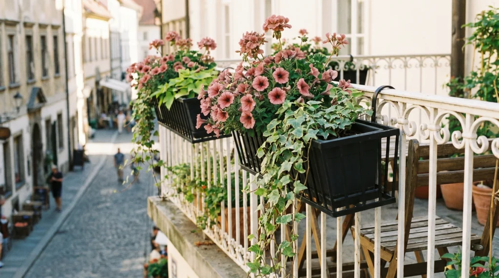 11. Define the Edge with Flower Boxes
