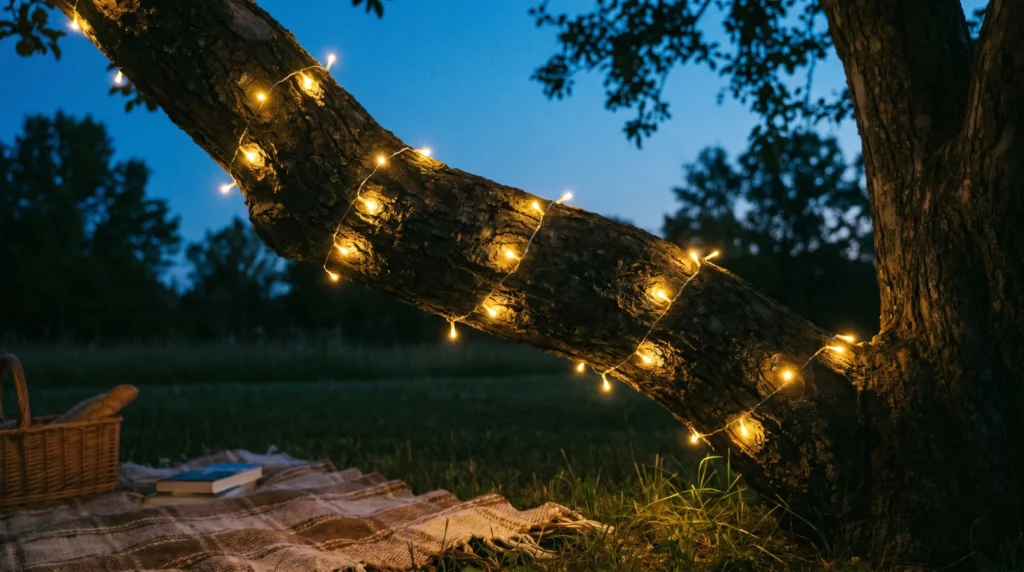 11. Hanging Battery-Op Fairy Lights