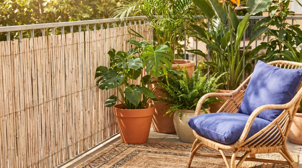 Bamboo Fencing for a Tropical Vibe