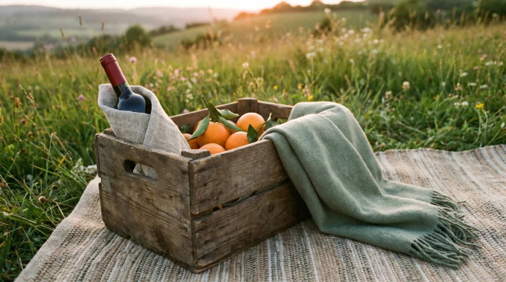 12. Using Wooden Crates as "Cooler Covers"