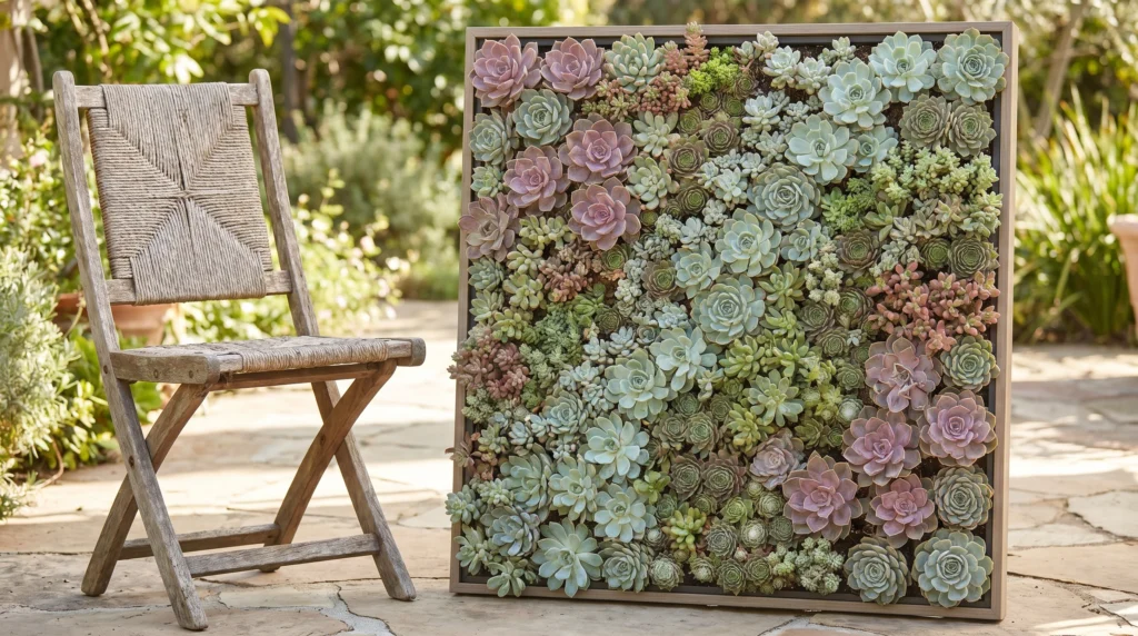 12. Use a "Living Wall" for Texture