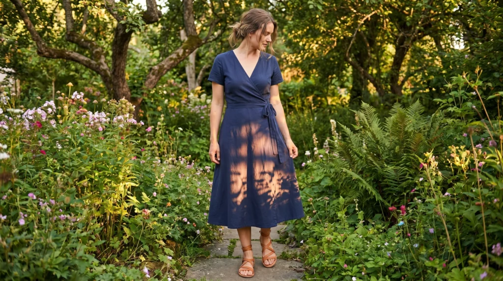 13. The Minimalist Wrap Dress