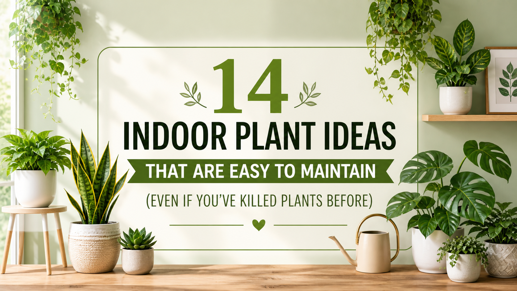 14 Indoor Plant Ideas That Are Easy to Maintain (Even If You've Killed Plants Before)