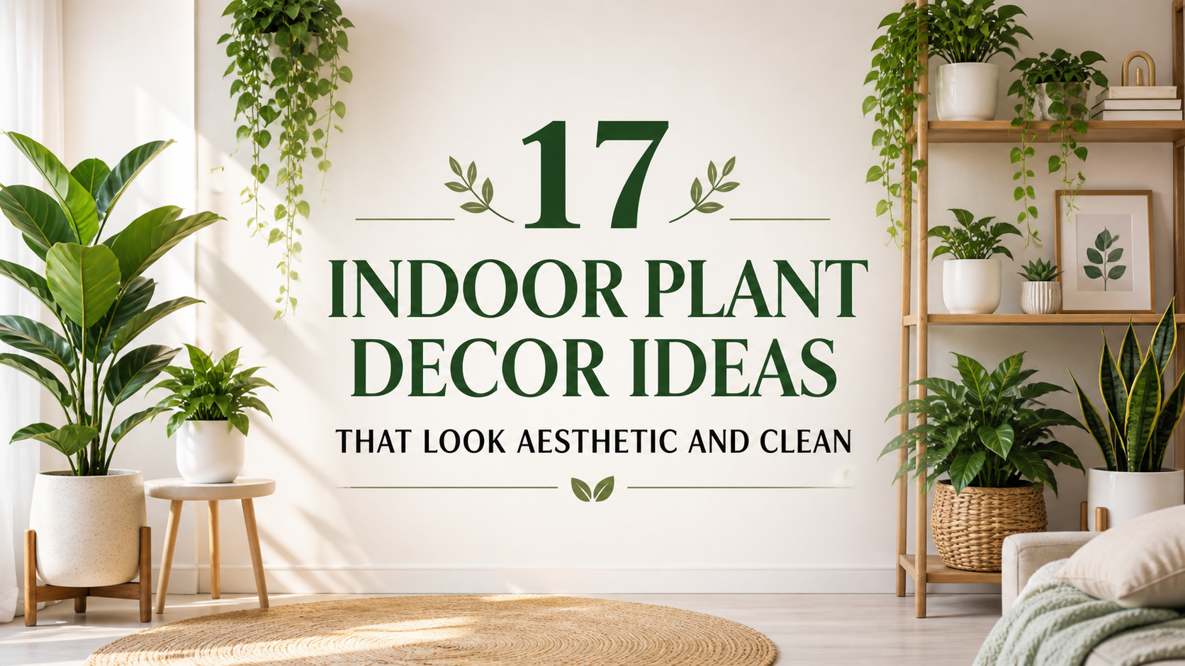 17 Indoor Plant Decor Ideas That Look Aesthetic and Clean