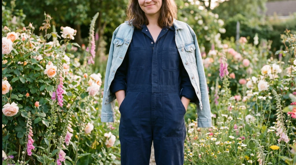 17. The Jumpsuit and a Denim Jacket