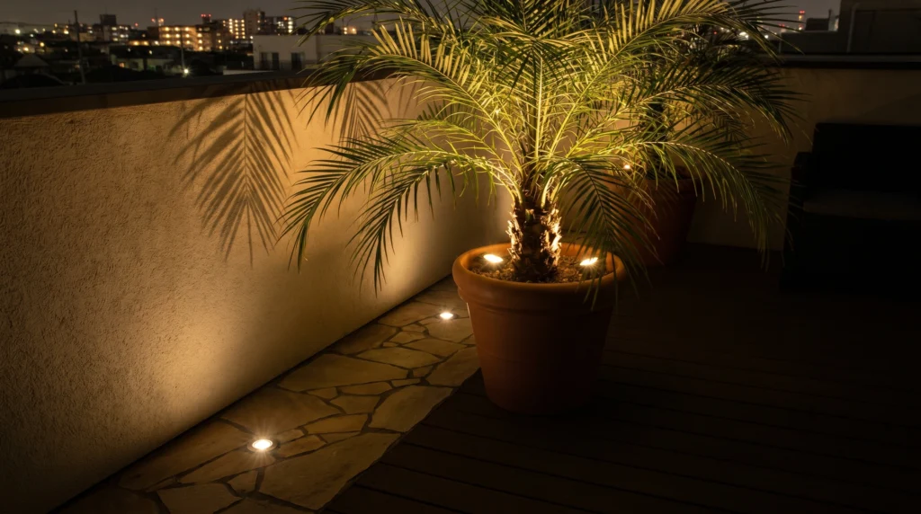 18. Solar-Powered Path Lighting