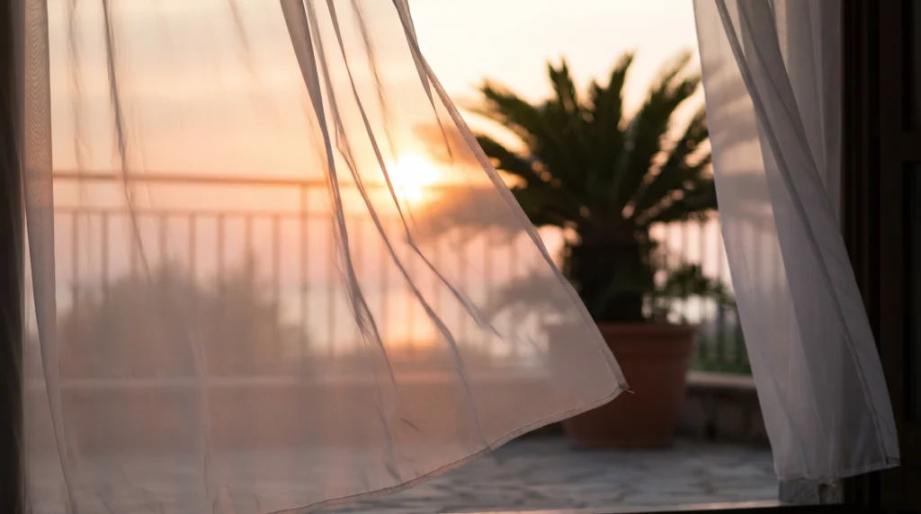 19. A "Sheer" Outdoor Curtain