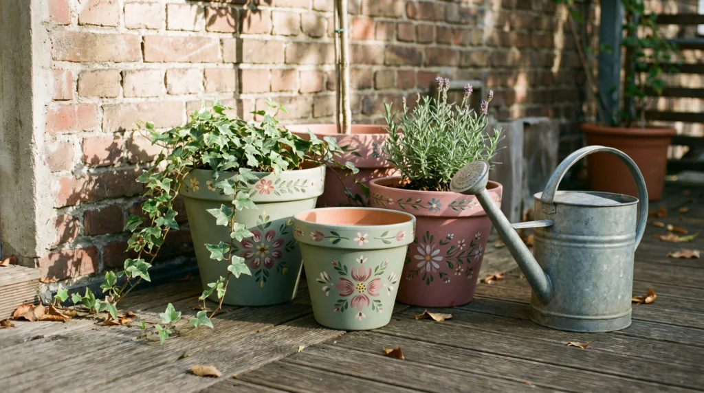 1. The Hand-Painted Terracotta Cluster
