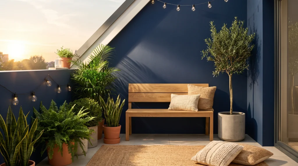 23. Add a Pop of Color with a Painted Accent Wall