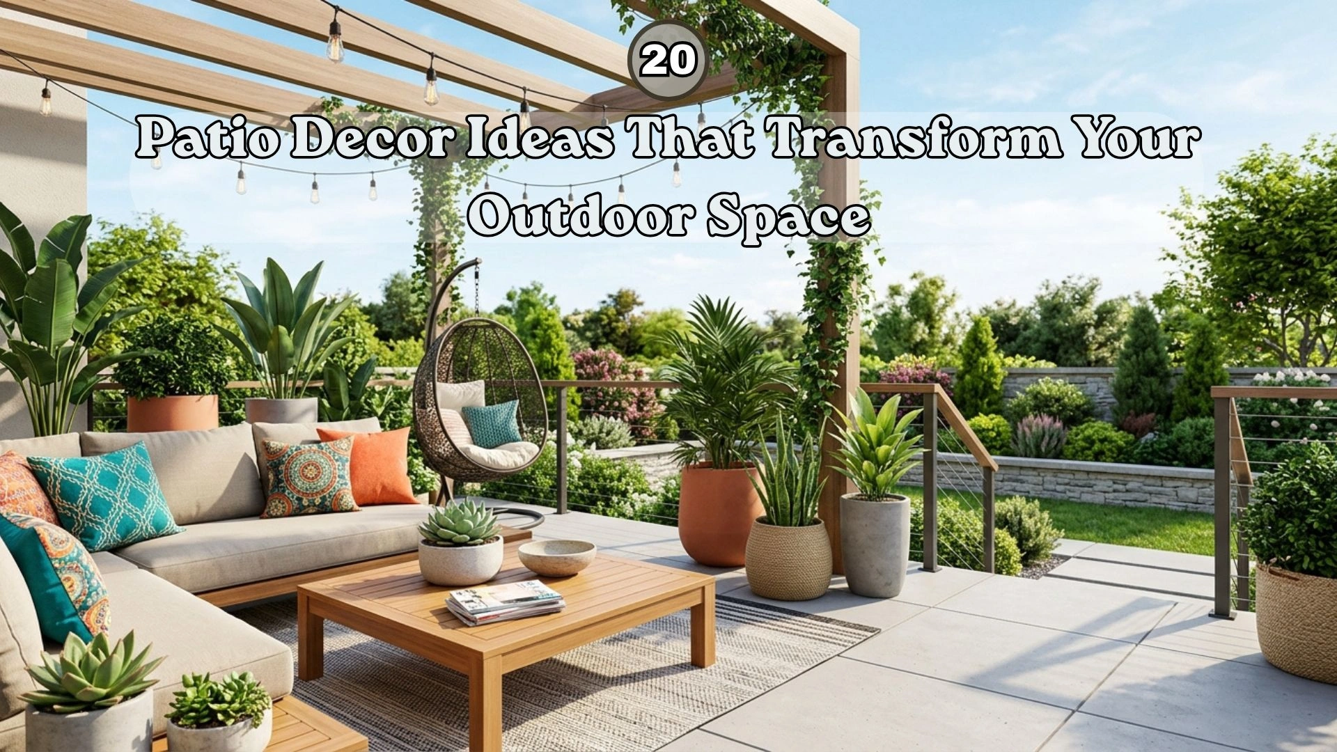 Patio Decor Ideas That Transform Your Outdoor Space