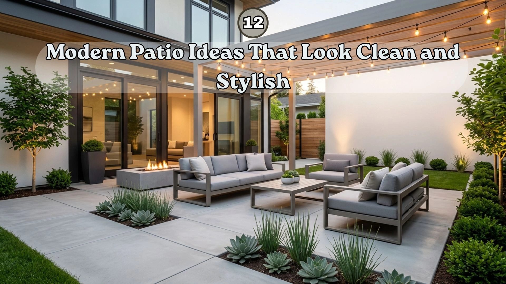Modern Patio Ideas That Look Clean and Stylish