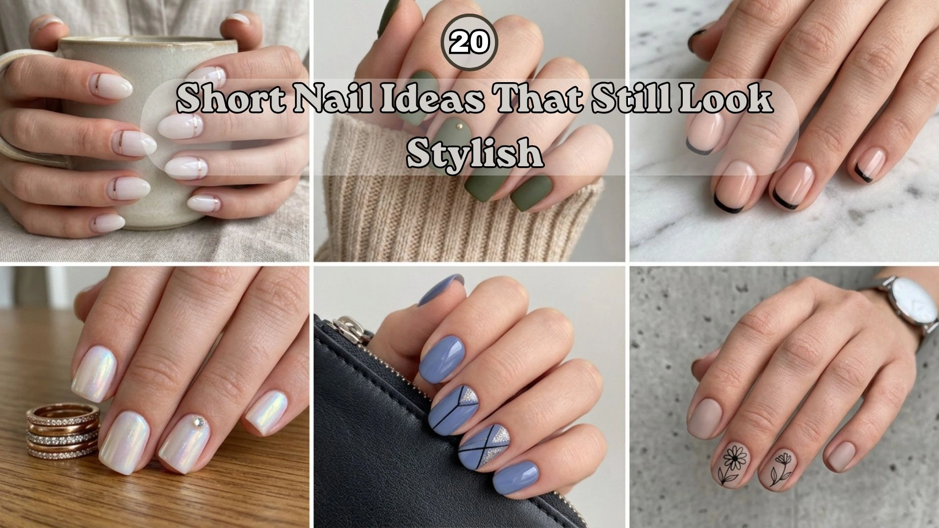 Short Nail Ideas That Still Look Stylish