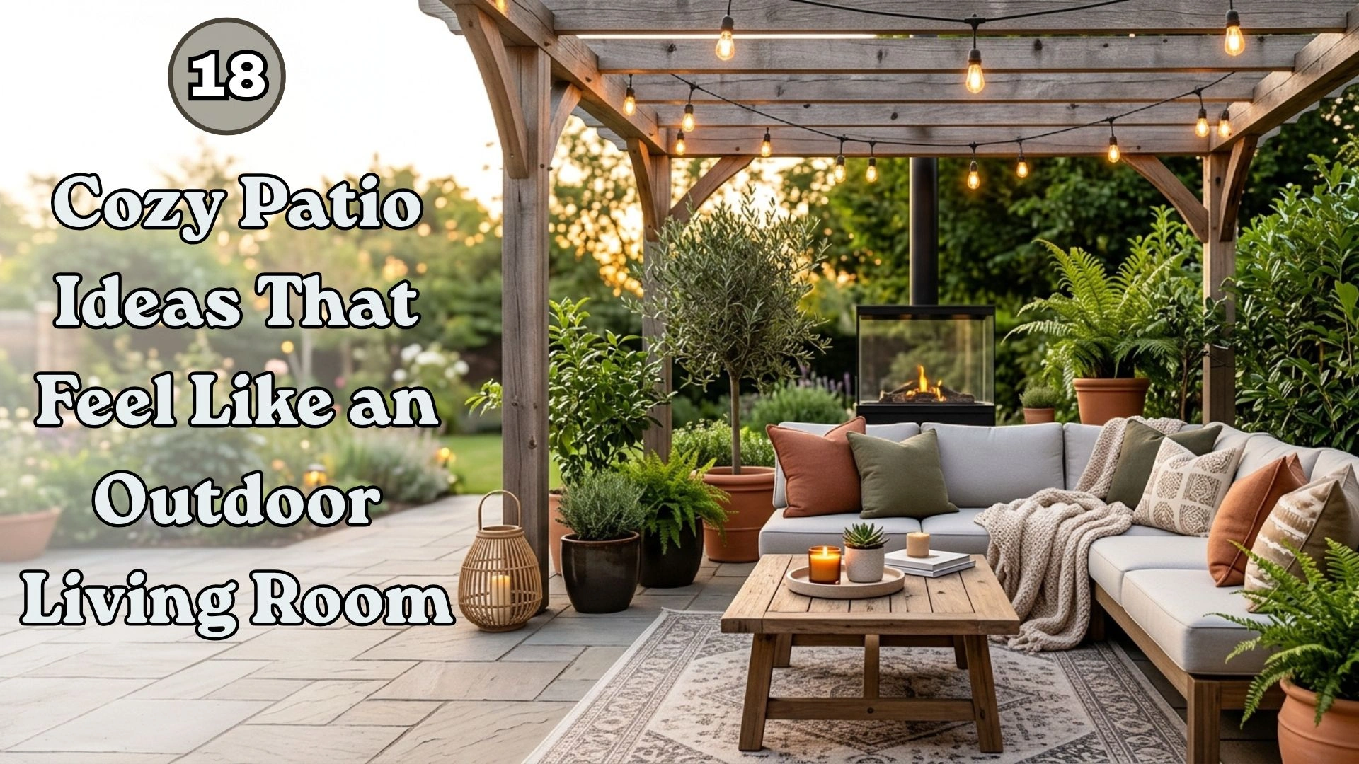 Cozy Patio Ideas That Feel Like an Outdoor Living Room