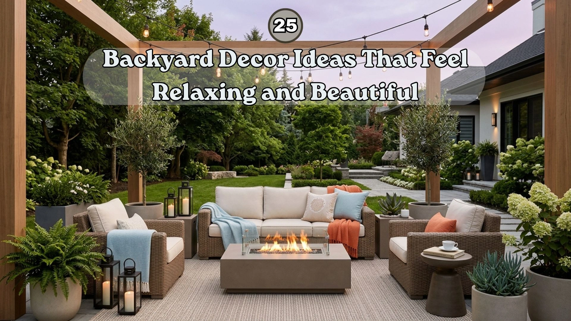 Backyard Decor Ideas That Feel Relaxing and Beautiful