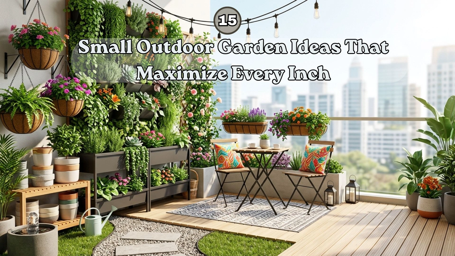 Small Outdoor Garden Ideas That Maximize Every Inch