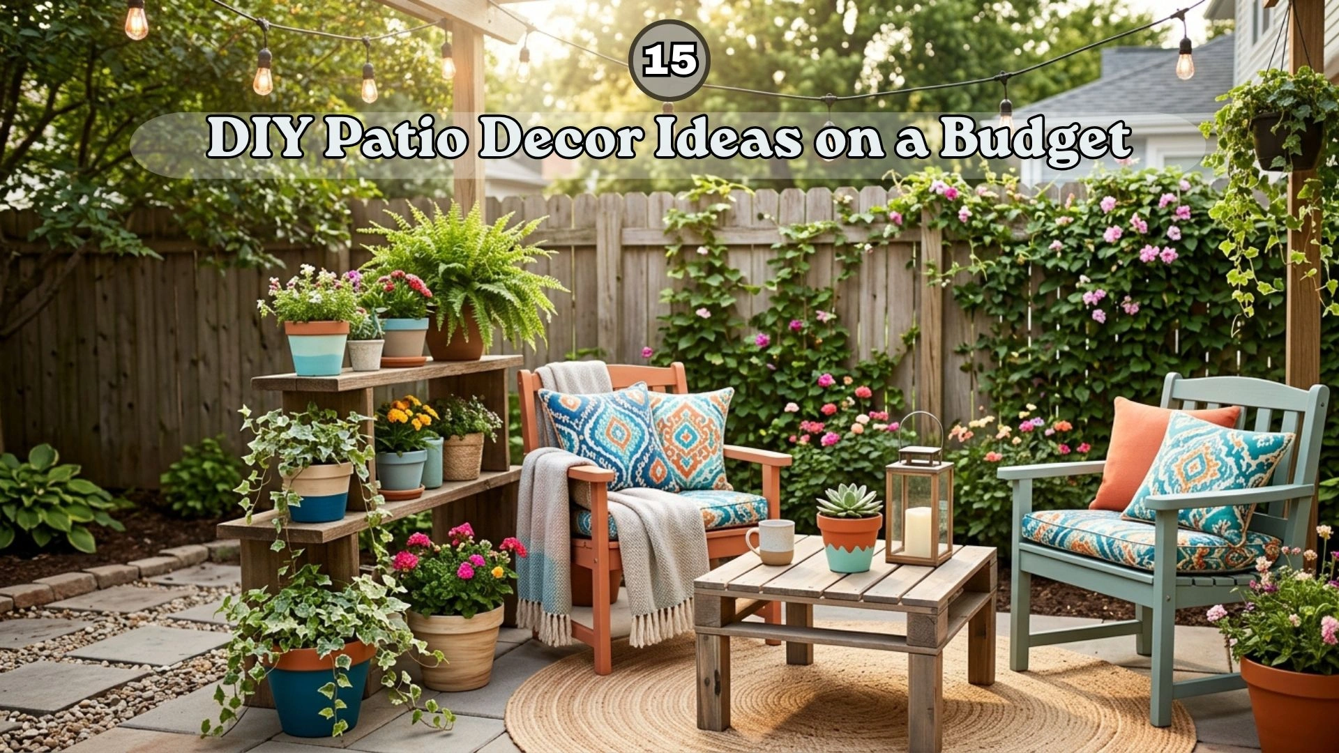 DIY Patio Decor Ideas on a Budget