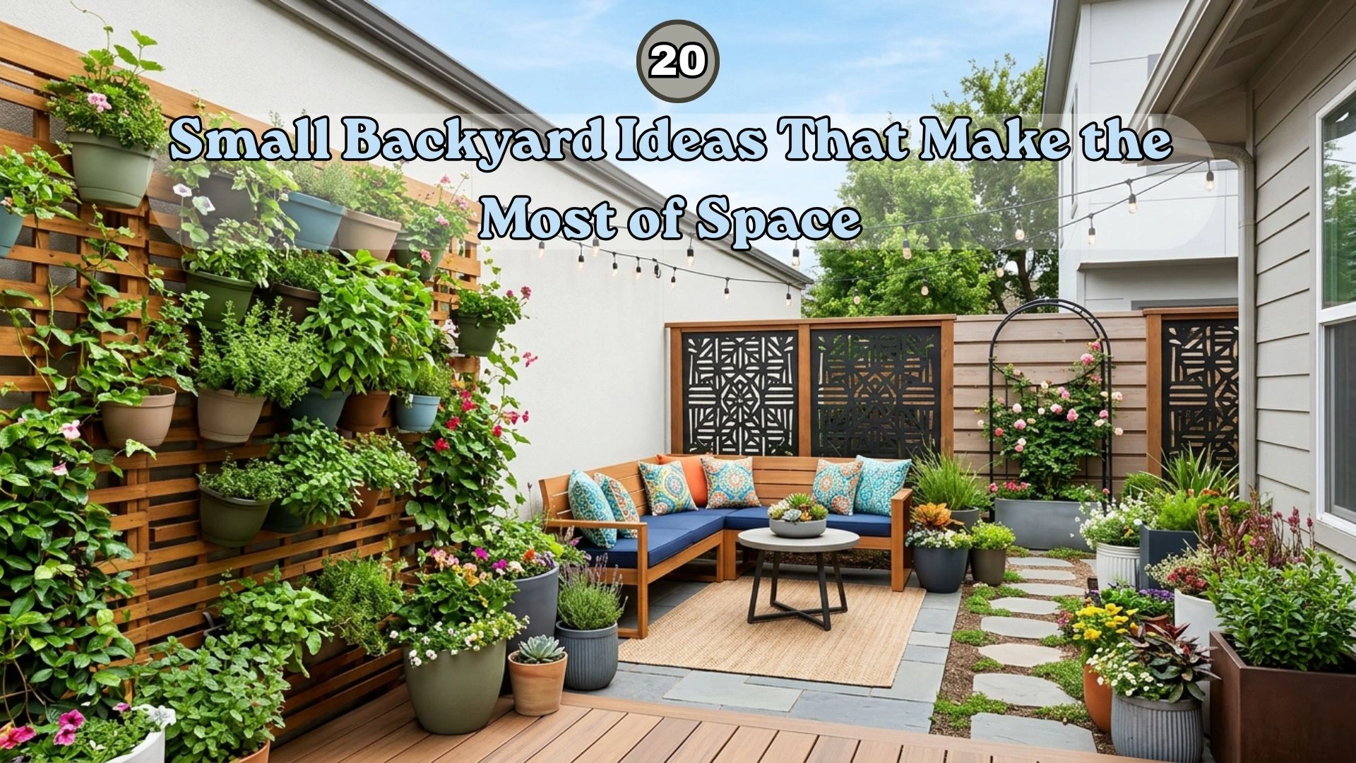 Small Backyard Ideas That Make the Most of Space