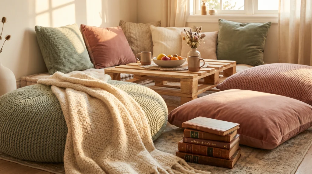 Oversized Floor Cushions for True Comfort