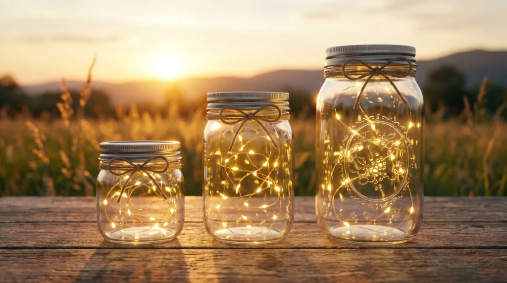3. Repurposed Mason Jar Lanterns