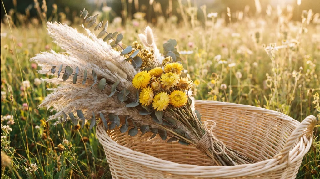 6. Dried Wildflower Bundles
