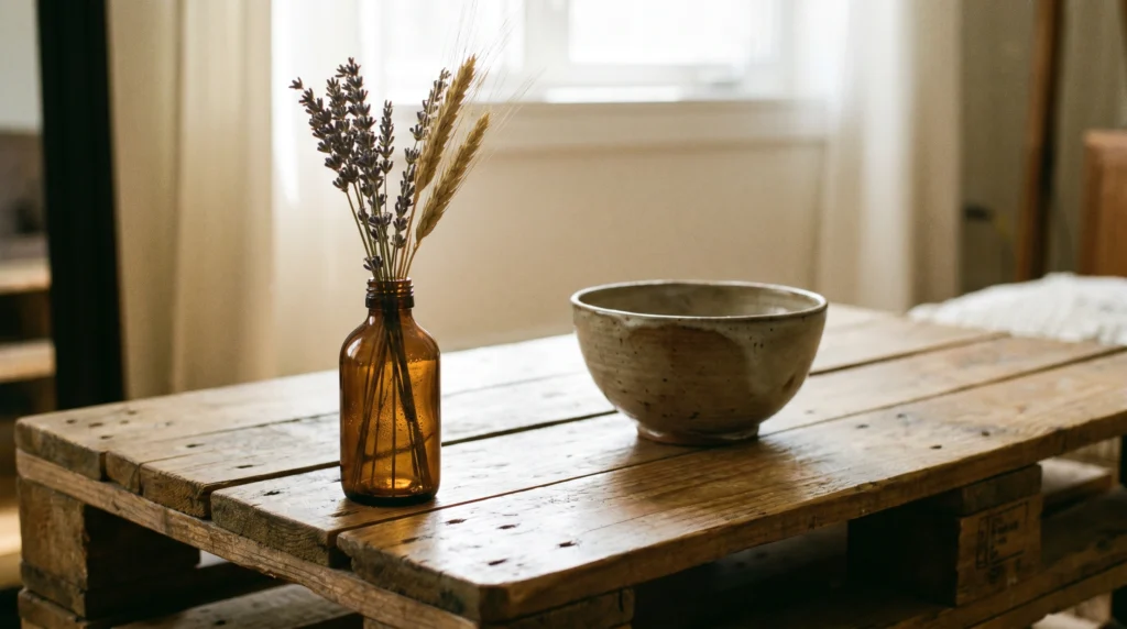 6. Dried Flower Arrangements in Thrifted Vases