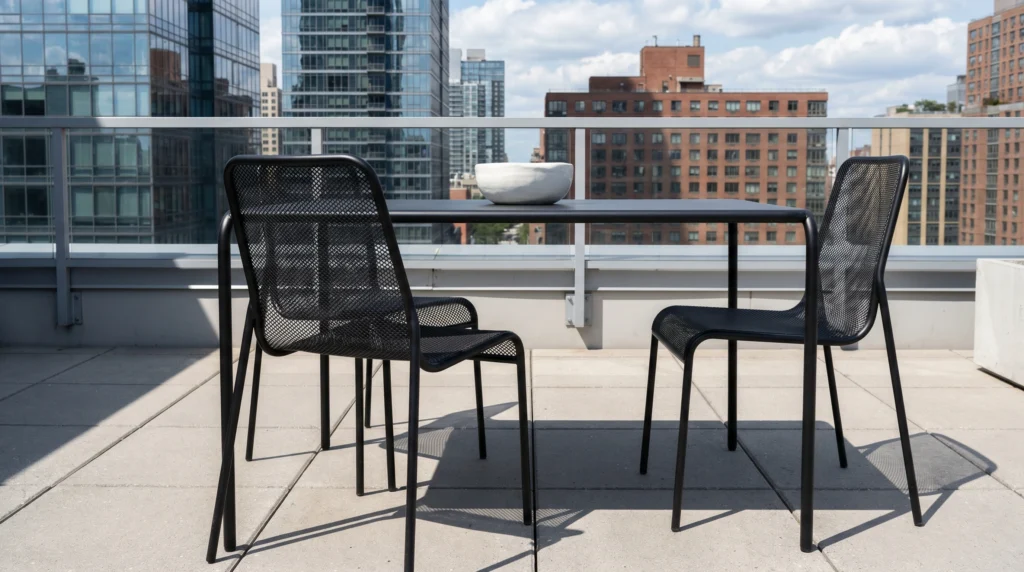 The Slim-Frame Dining Set