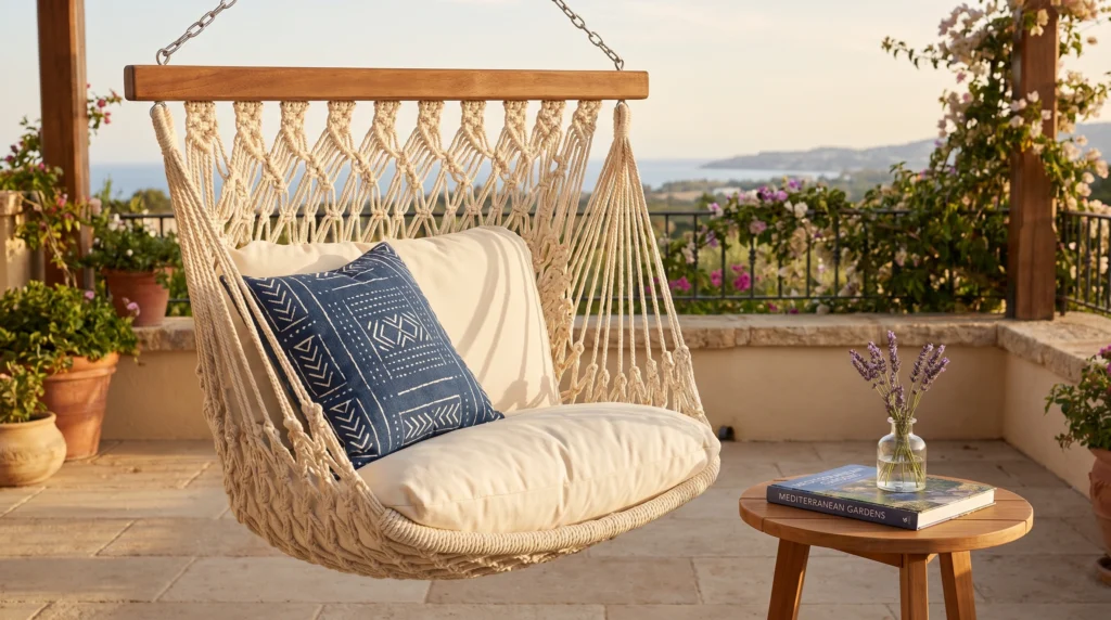 8. Add a "Statement" Hanging Chair
