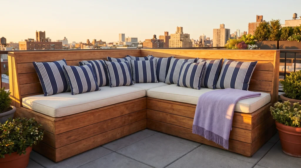 9. Integrated Bench Seating with Storage
