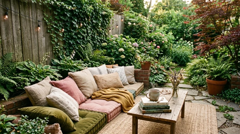 Cozy Corner with Floor Cushions