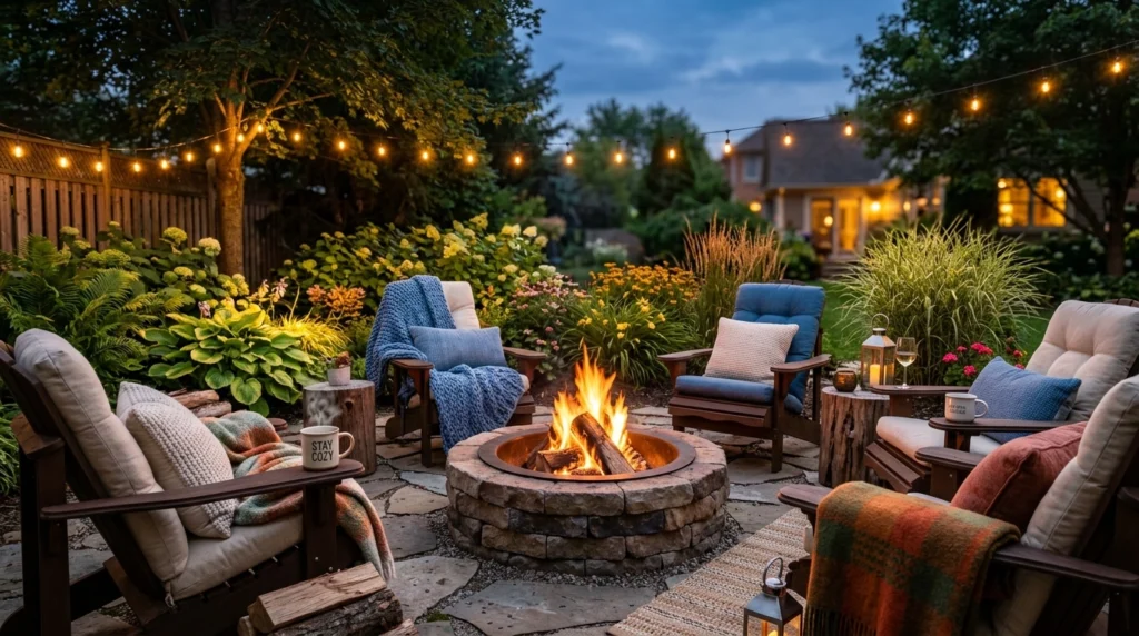 Fire Pit Lighting as a Natural Focal Point