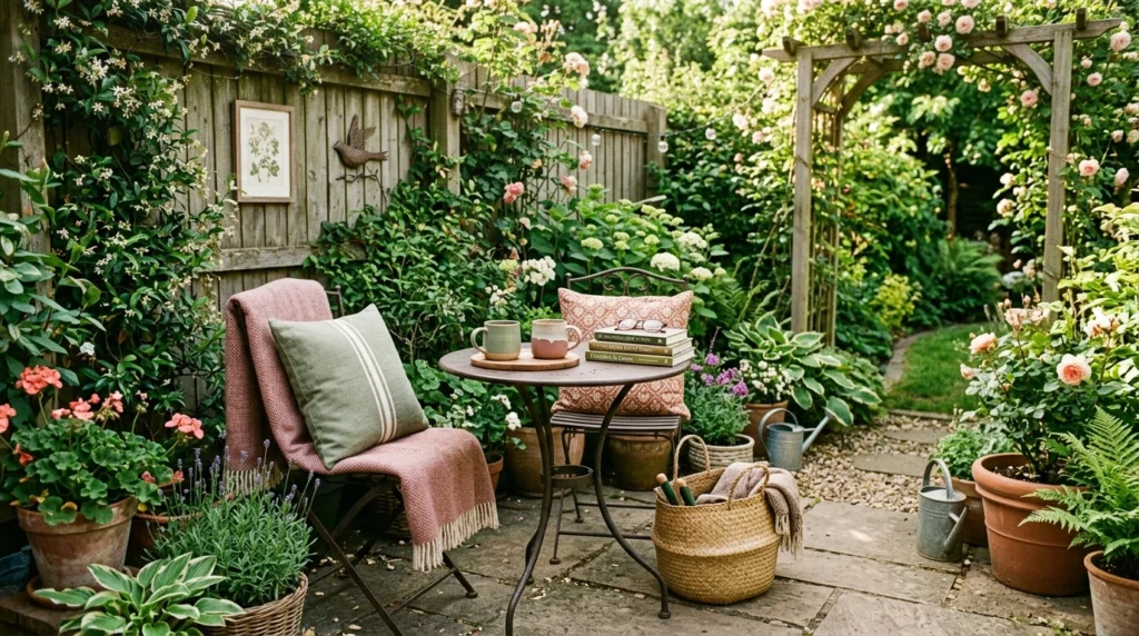 A Relaxed Garden Coffee Nook for Everyday Beauty