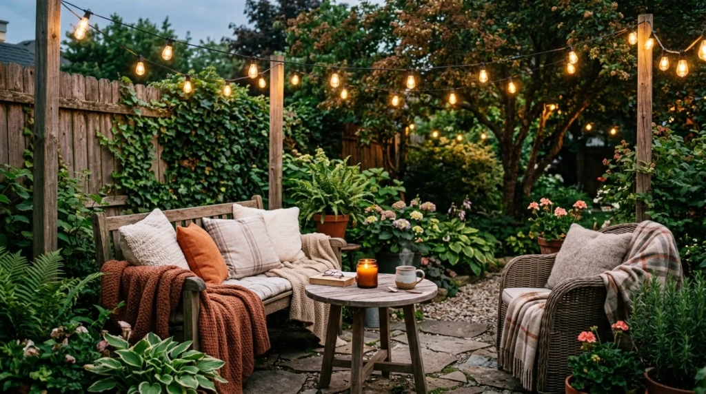 Soft String Lights That Instantly Warm the Space
