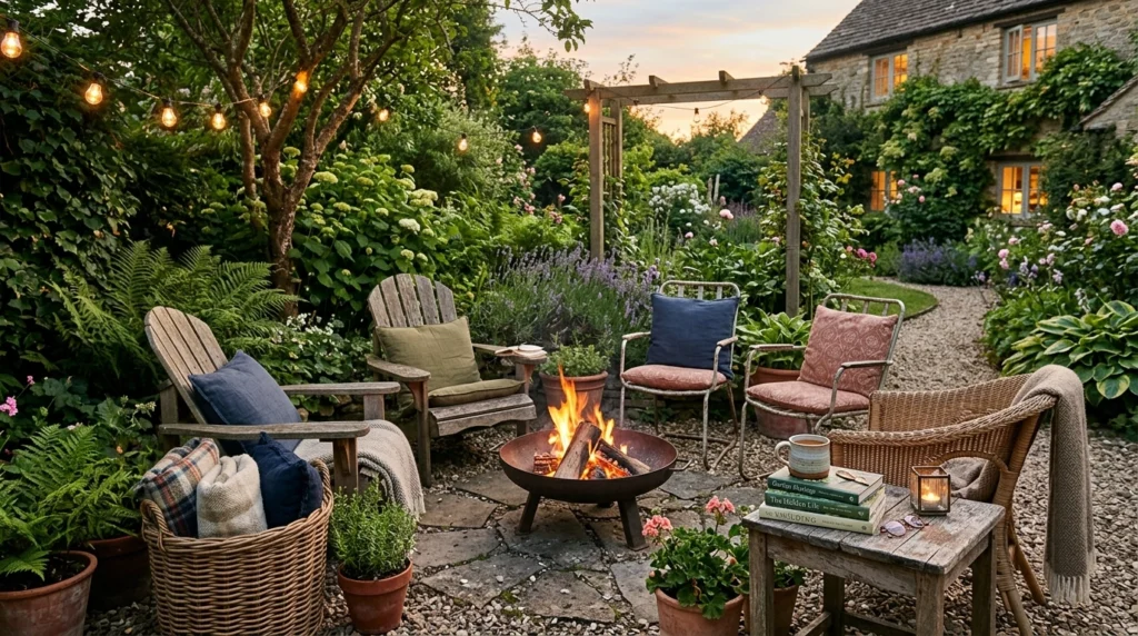 Cozy Fire Pit Area with Budget Seating