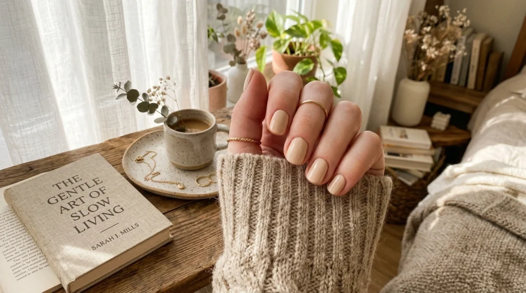 Soft Beige Nails for Everyday Elegance
