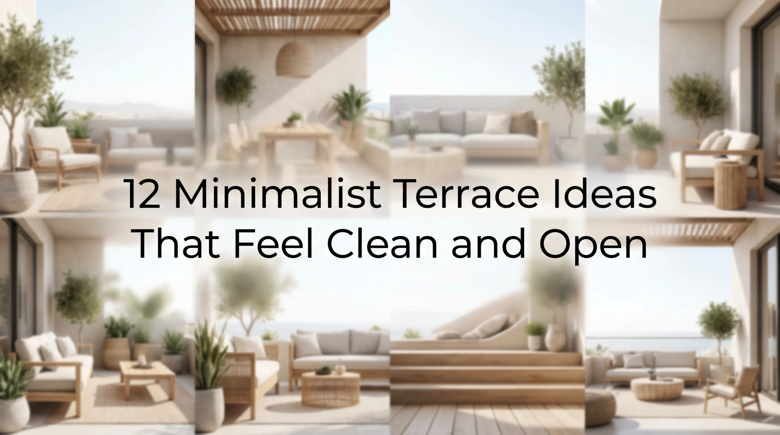 Minimalist Terrace Ideas