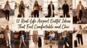 12 Real-Life Airport Outfit Ideas That Feel Comfortable and Chic