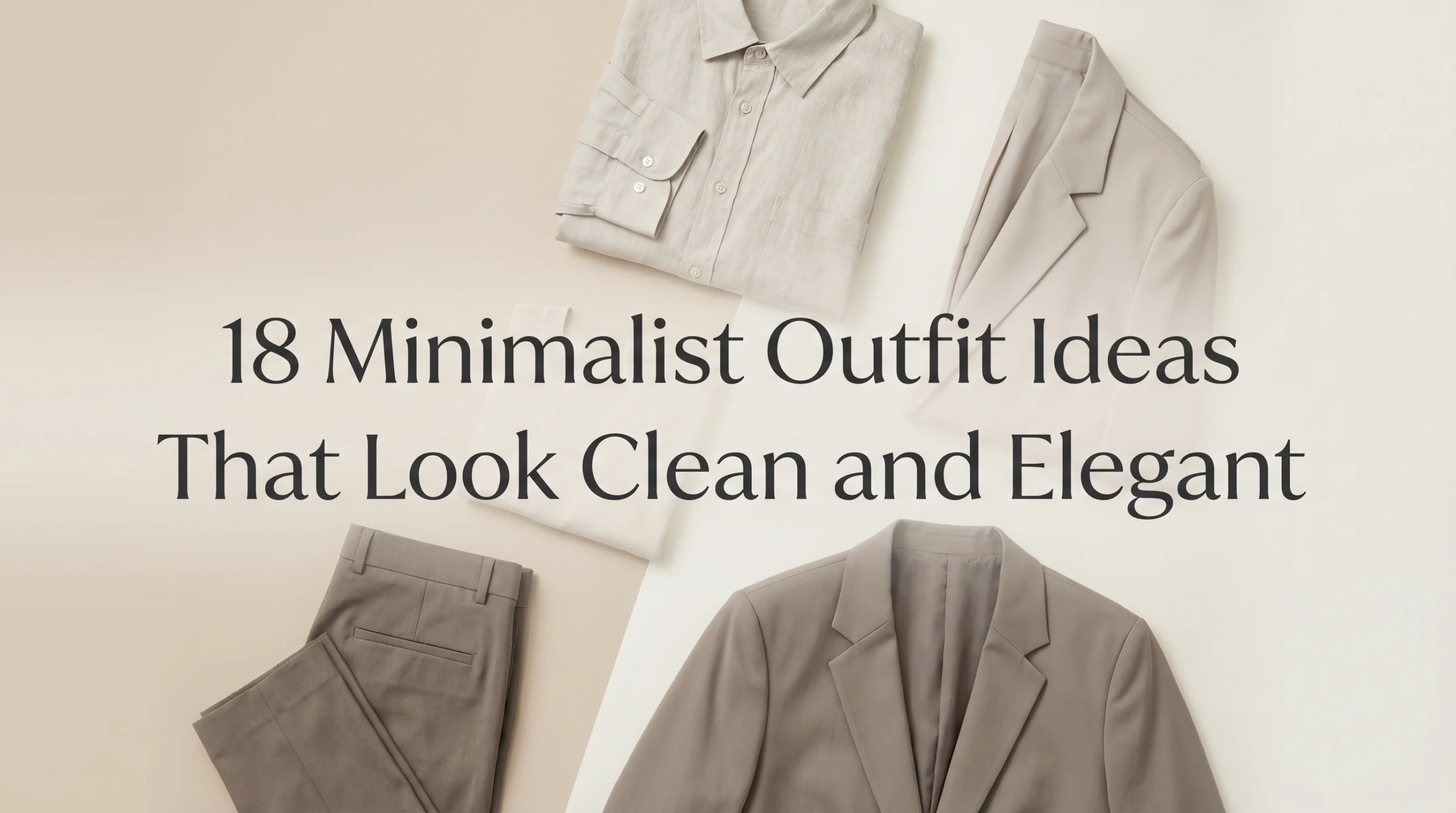 Minimalist Outfit Ideas