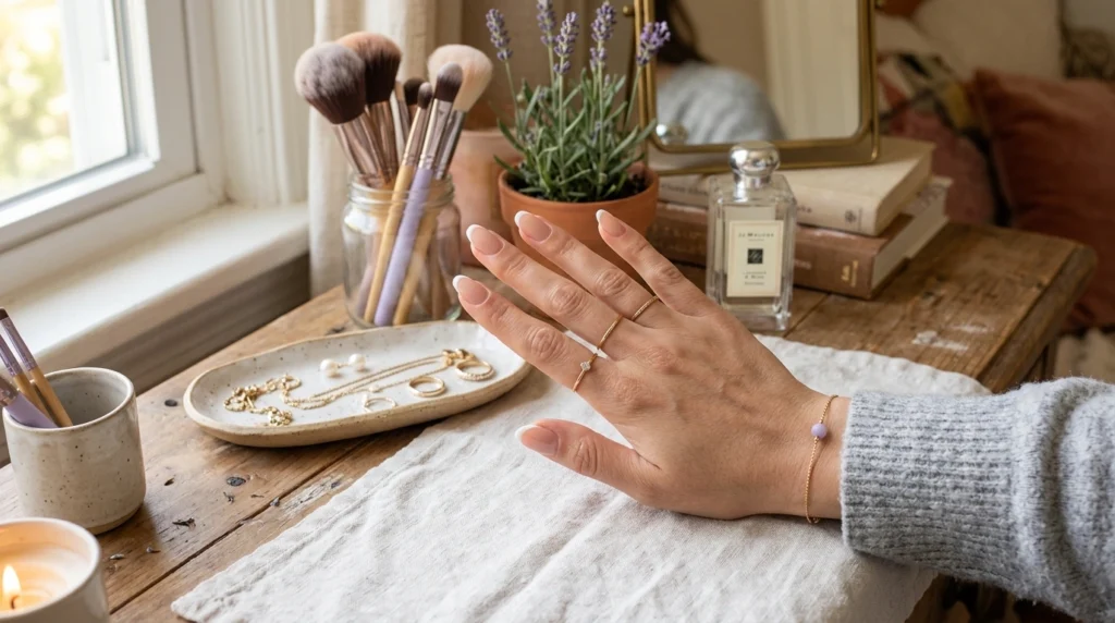 Classic French Tips with a Modern Twist