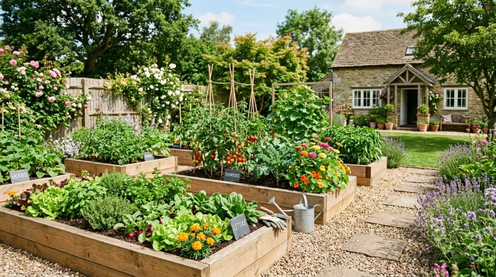 Raised Garden Beds for Structure