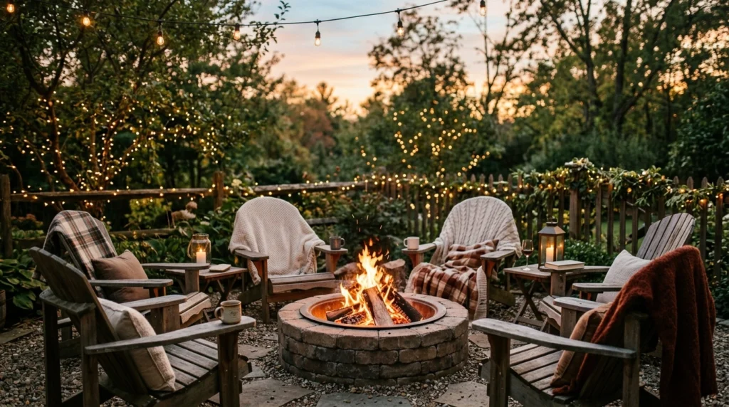 Cozy Fire Pit Corner