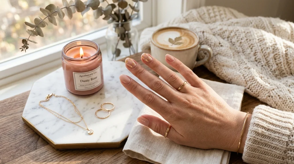 Gold Foil Accents for Effortless Glam
