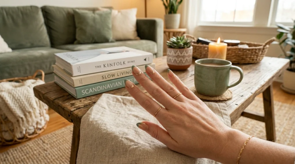 Reverse French Tip Nails for a Trendy Twist