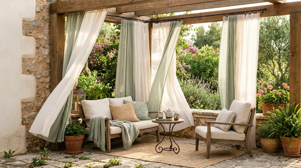 DIY Privacy Curtains for a Cozy Corner