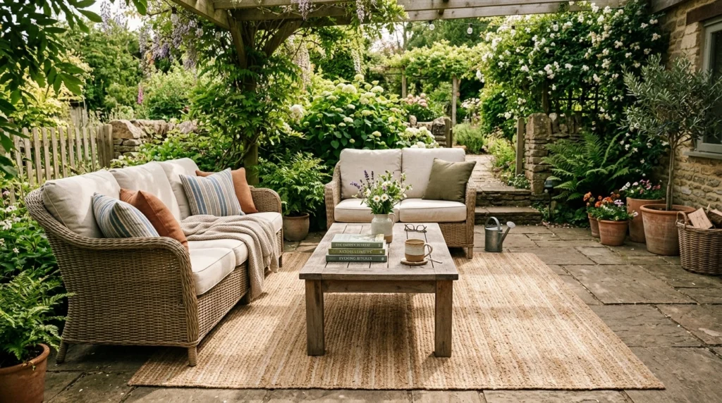 Outdoor Rug to Define the Space