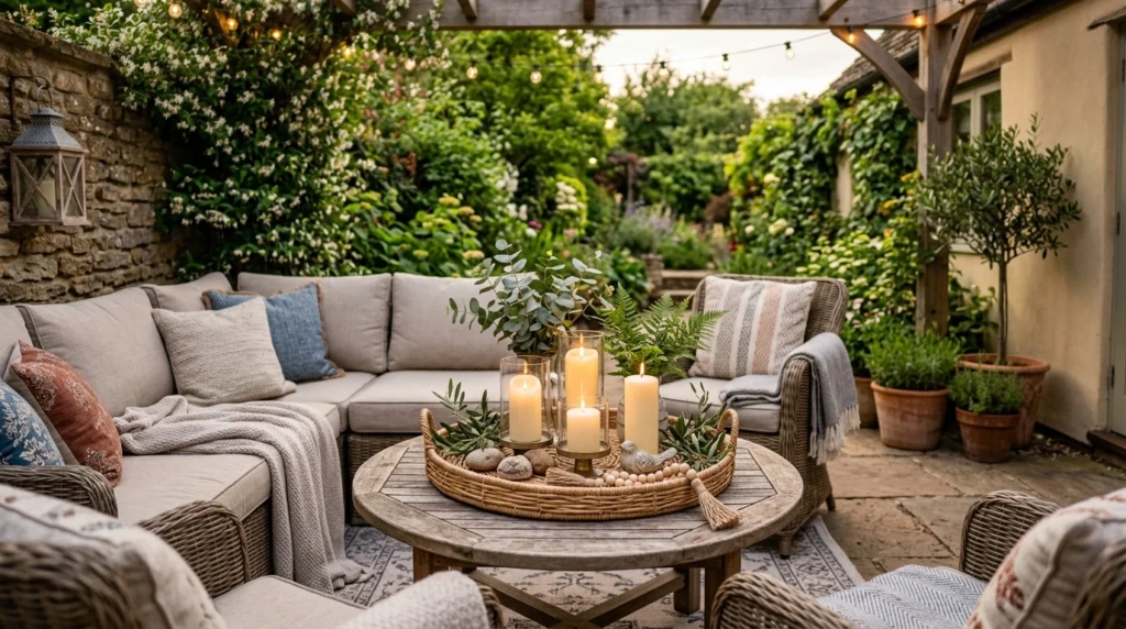 DIY Table Centerpiece with Natural Elements