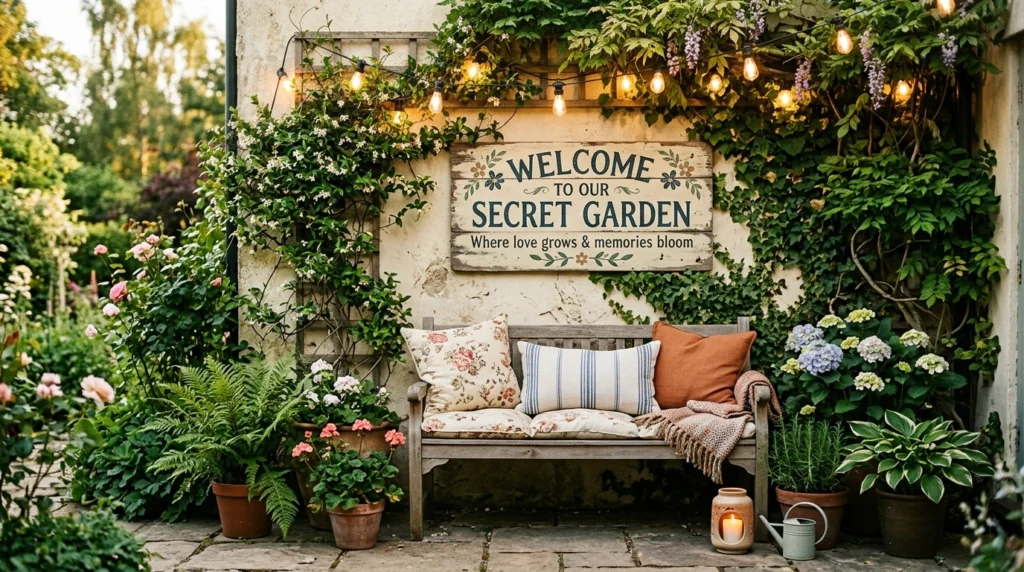 Painted Wooden Signs for Character
