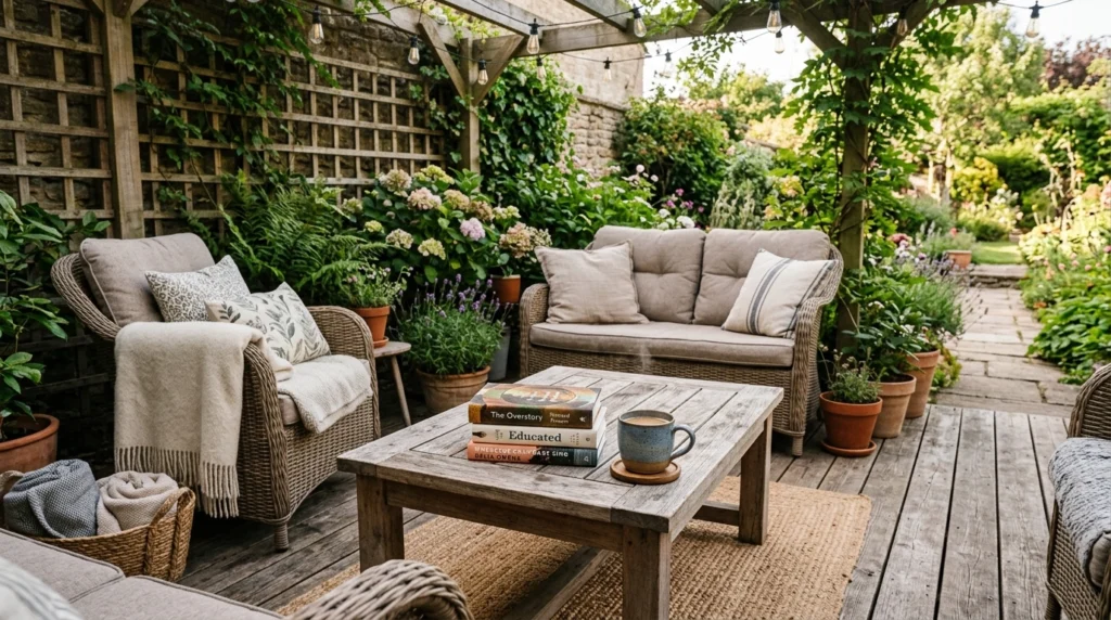 A Small Coffee Table That Grounds the Space