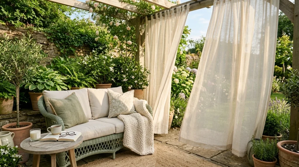 Outdoor Curtains for Privacy and Softness