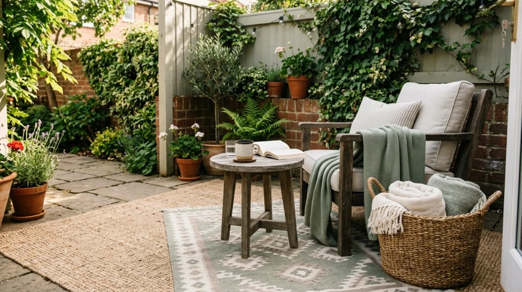 Layered Outdoor Rugs for Instant Warmth